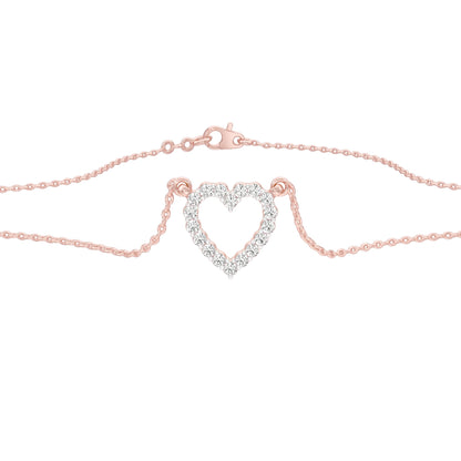 Limelight Heart Diamond Pendant 18 KT / Rose Gold