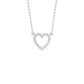 Limelight Heart Diamond Pendant 18 KT / White Gold