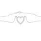 Limelight Heart Diamond Pendant 18 KT / White Gold