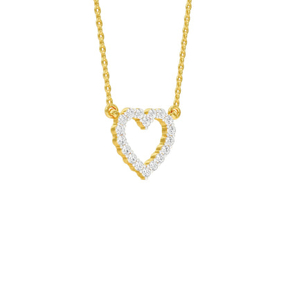 Limelight Heart Diamond Pendant 18 KT / Yellow Gold