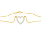 Limelight Heart Diamond Pendant 18 KT / Yellow Gold