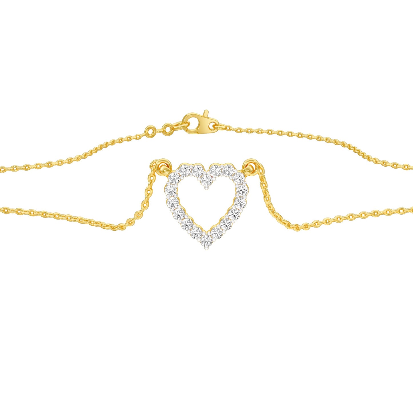Limelight Heart Diamond Pendant 18 KT / Yellow Gold