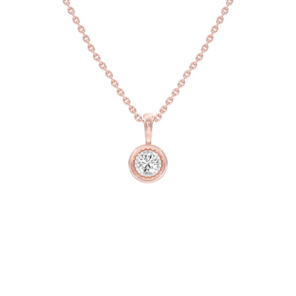 Little Blink Diamond Pendant 18 KT / Rose Gold