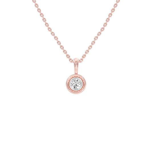 Little Blink Diamond Pendant 18 KT / Rose Gold