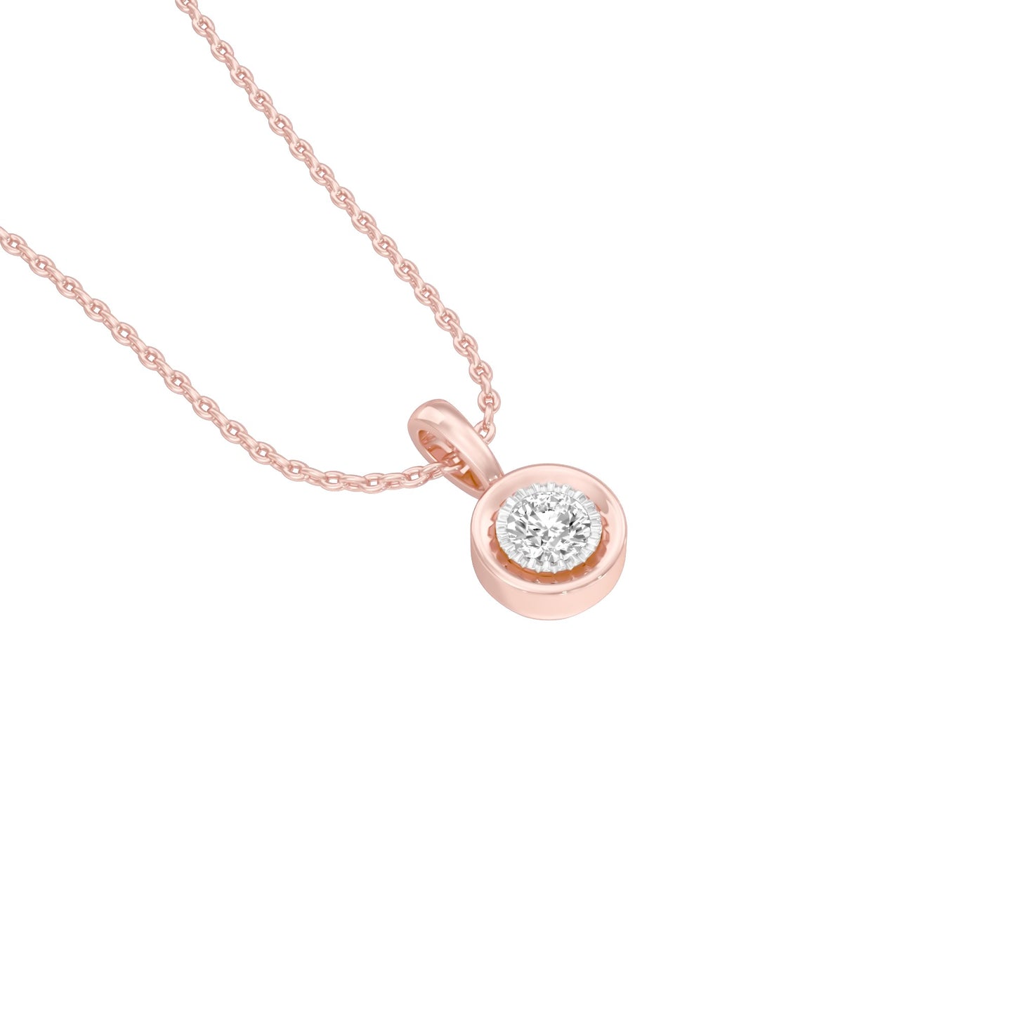 Little Blink Diamond Pendant 18 KT / Rose Gold