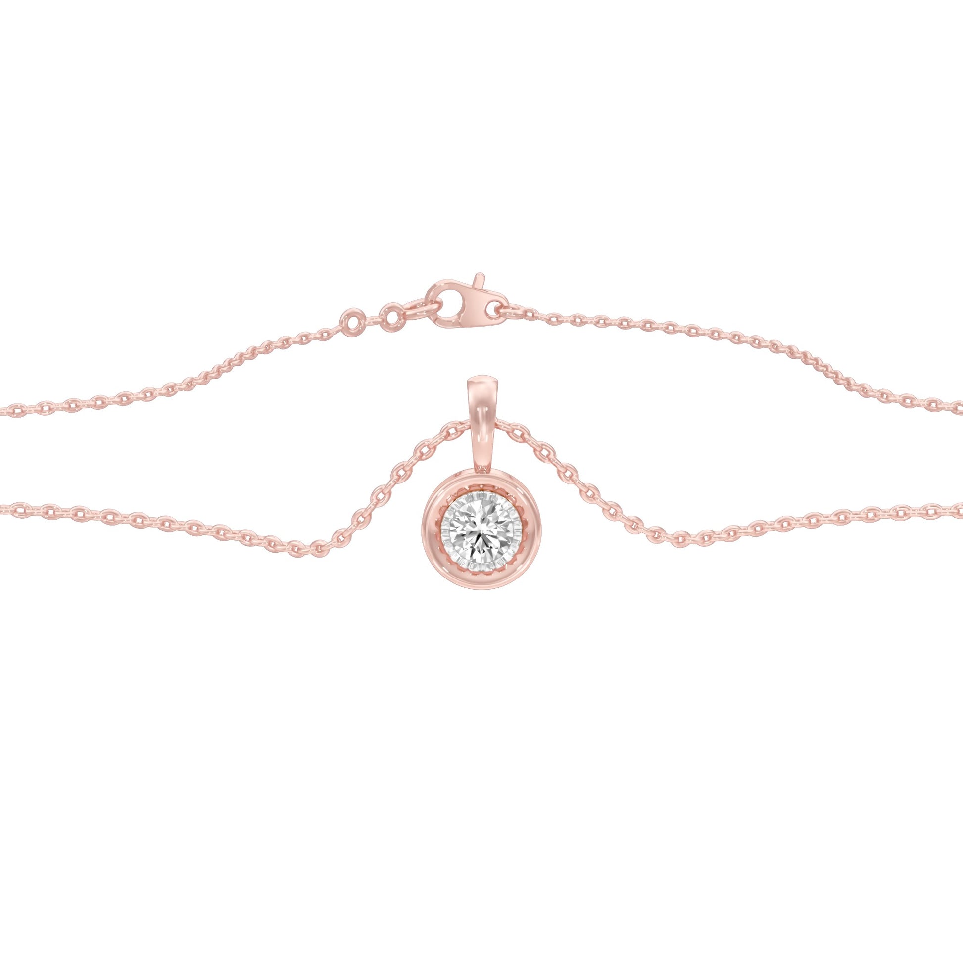 Little Blink Diamond Pendant 18 KT / Rose Gold