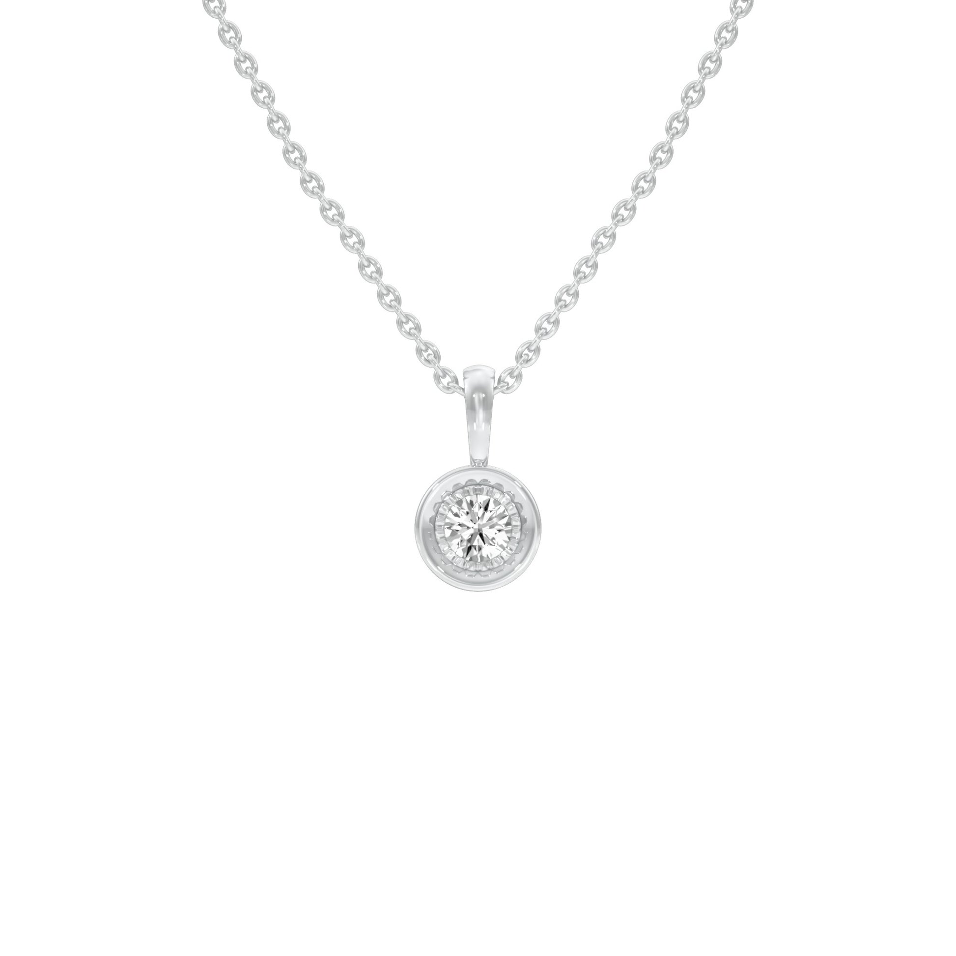 Little Blink Diamond Pendant 18 KT / White Gold