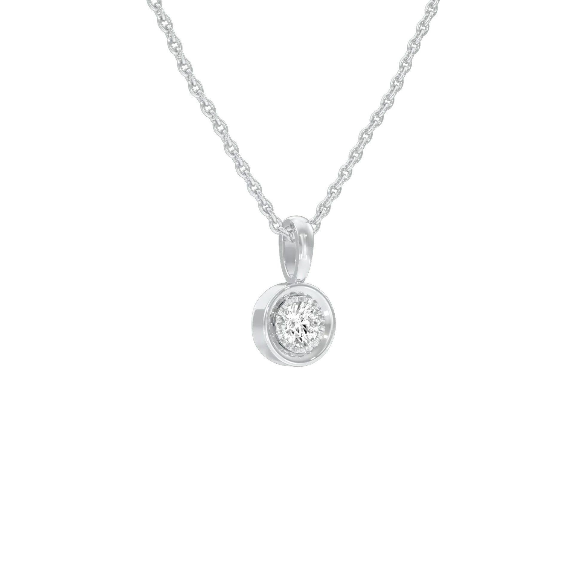 Little Blink Diamond Pendant 18 KT / White Gold