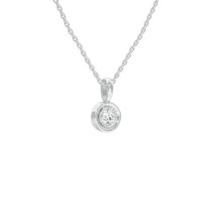 Little Blink Diamond Pendant 18 KT / White Gold