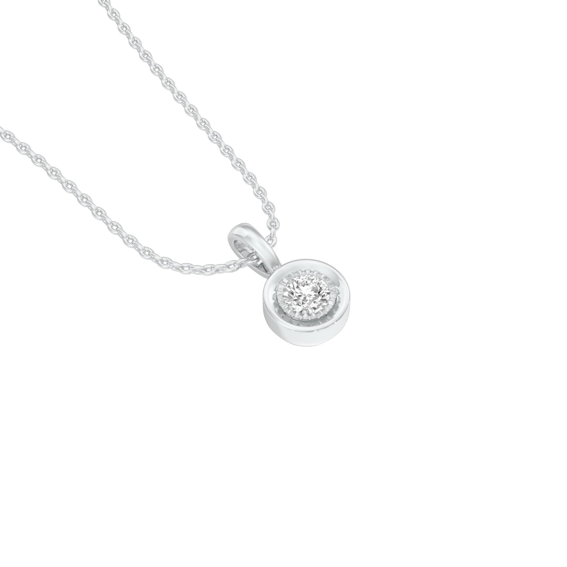 Little Blink Diamond Pendant 18 KT / White Gold