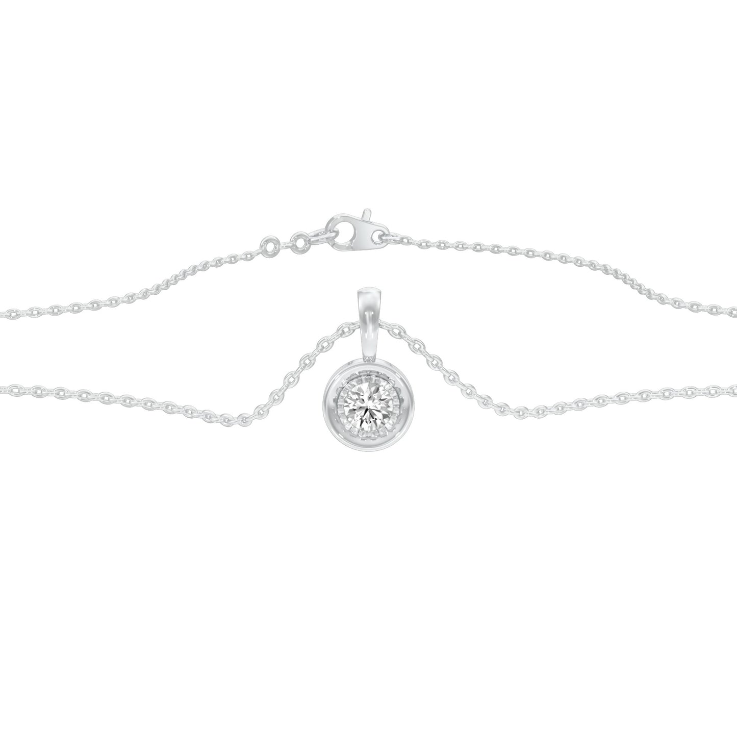 Little Blink Diamond Pendant 18 KT / White Gold