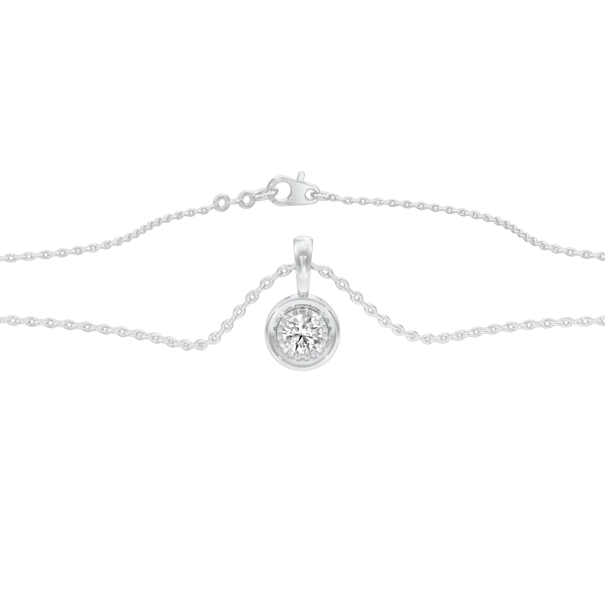 Little Blink Diamond Pendant 18 KT / White Gold