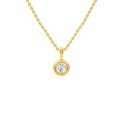 Little Blink Diamond Pendant 18 KT / Yellow Gold