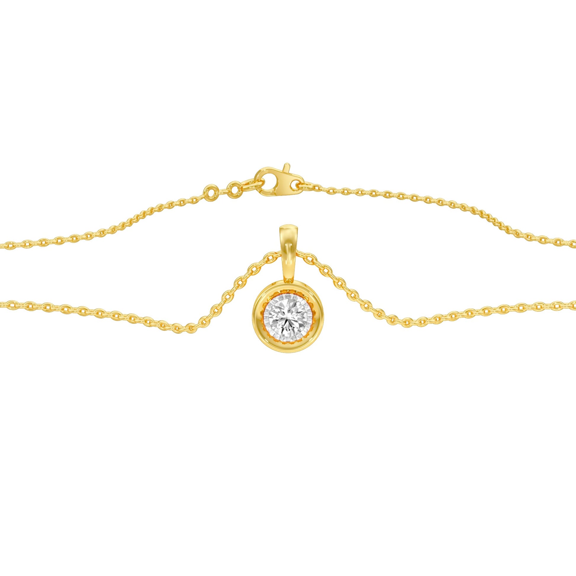 Little Blink Diamond Pendant 18 KT / Yellow Gold