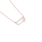 Seamless Link Diamond Pendant 18 KT / Rose Gold