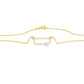 Seamless Link Diamond Pendant 18 KT / Yellow Gold