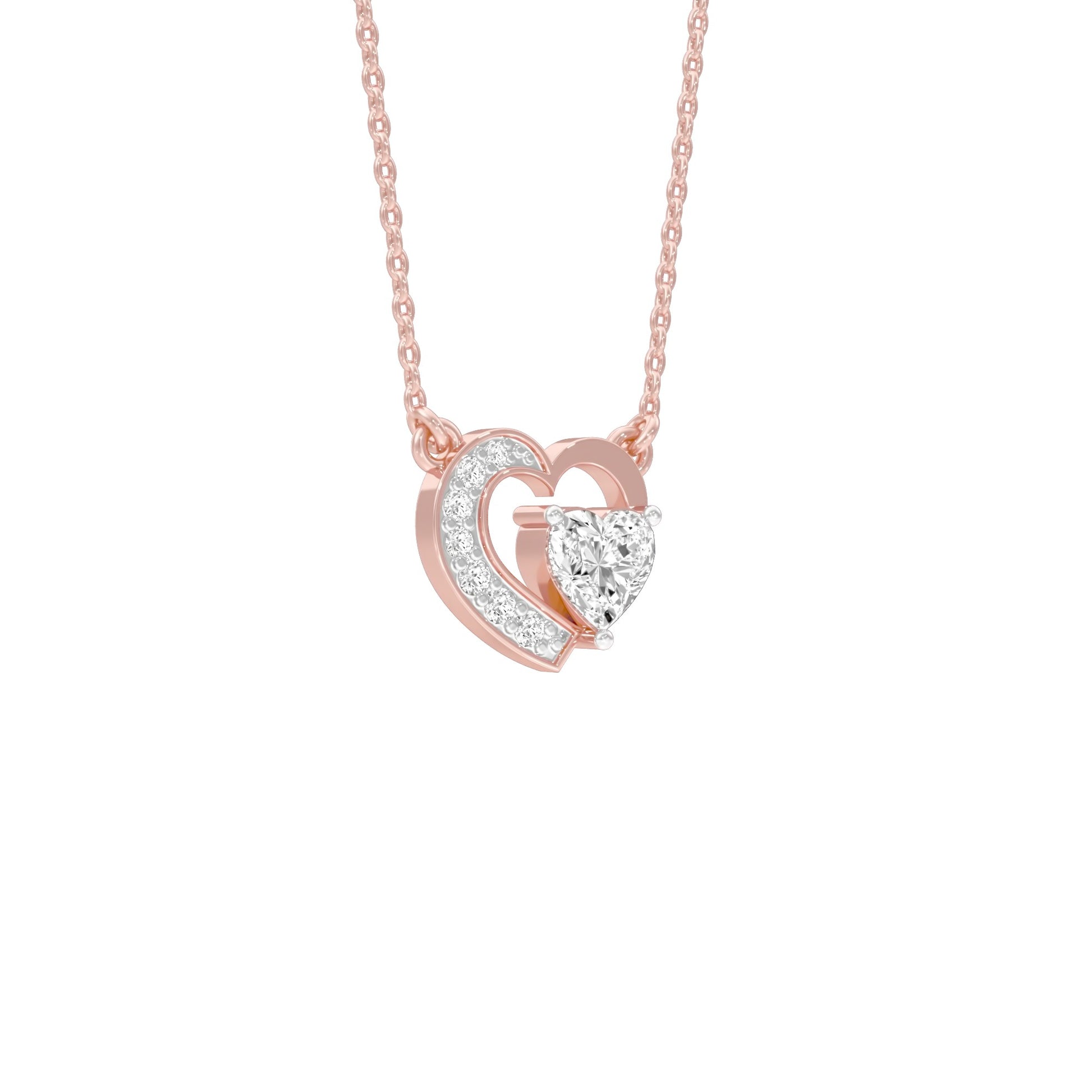 Wink of Love Diamond Pendant 18 KT / Rose Gold