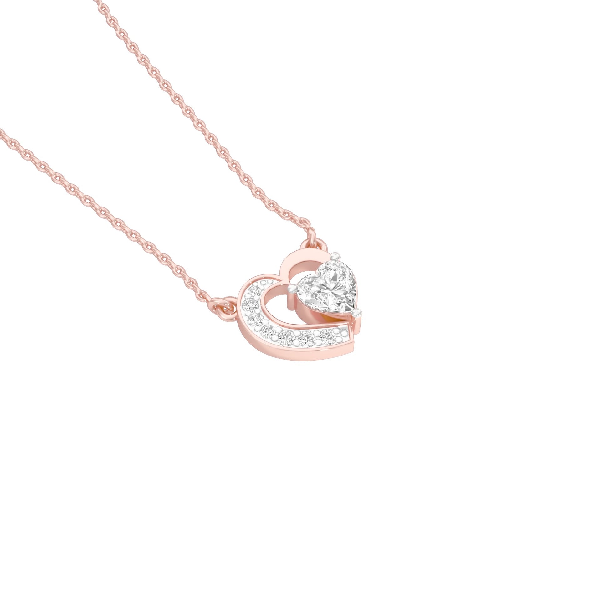 Wink of Love Diamond Pendant 18 KT / Rose Gold
