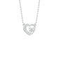 Wink of Love Diamond Pendant 18 KT / White Gold