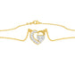 Wink of Love Diamond Pendant 18 KT / Yellow Gold