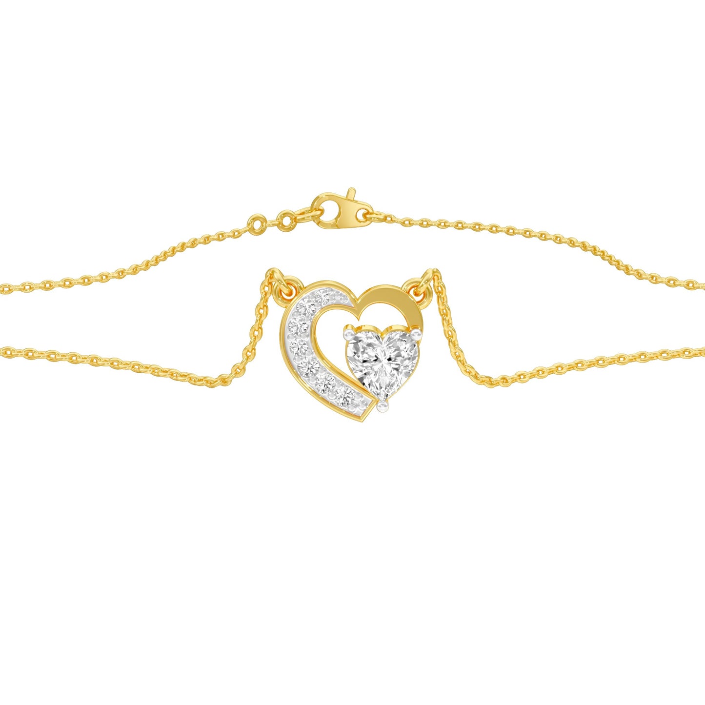Wink of Love Diamond Pendant 18 KT / Yellow Gold