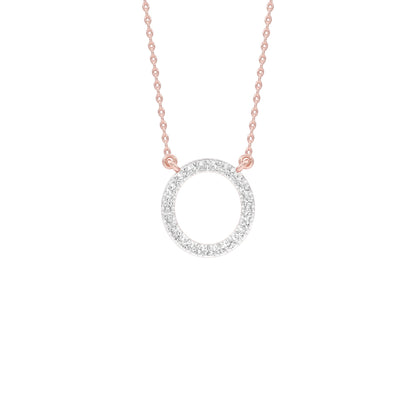 The Connection Diamond Pendant 18 KT / Rose Gold