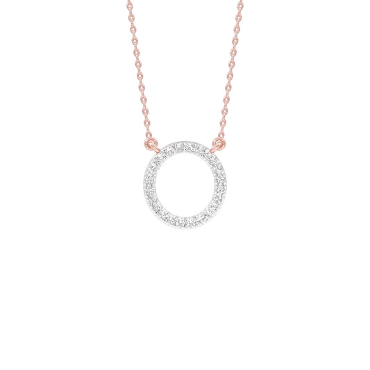 The Connection Diamond Pendant 18 KT / Rose Gold