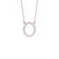 The Connection Diamond Pendant 18 KT / Rose Gold