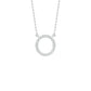 The Connection Diamond Pendant 18 KT / White Gold