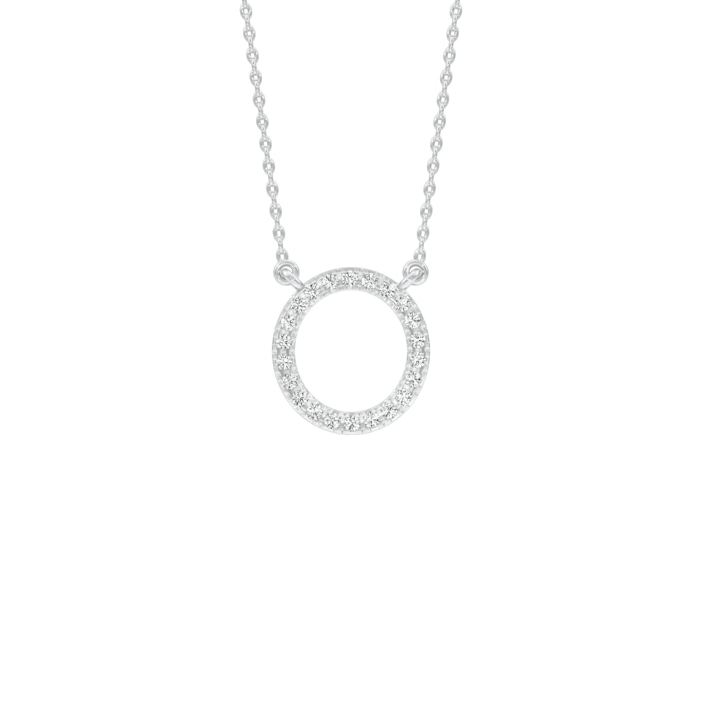 The Connection Diamond Pendant 18 KT / White Gold