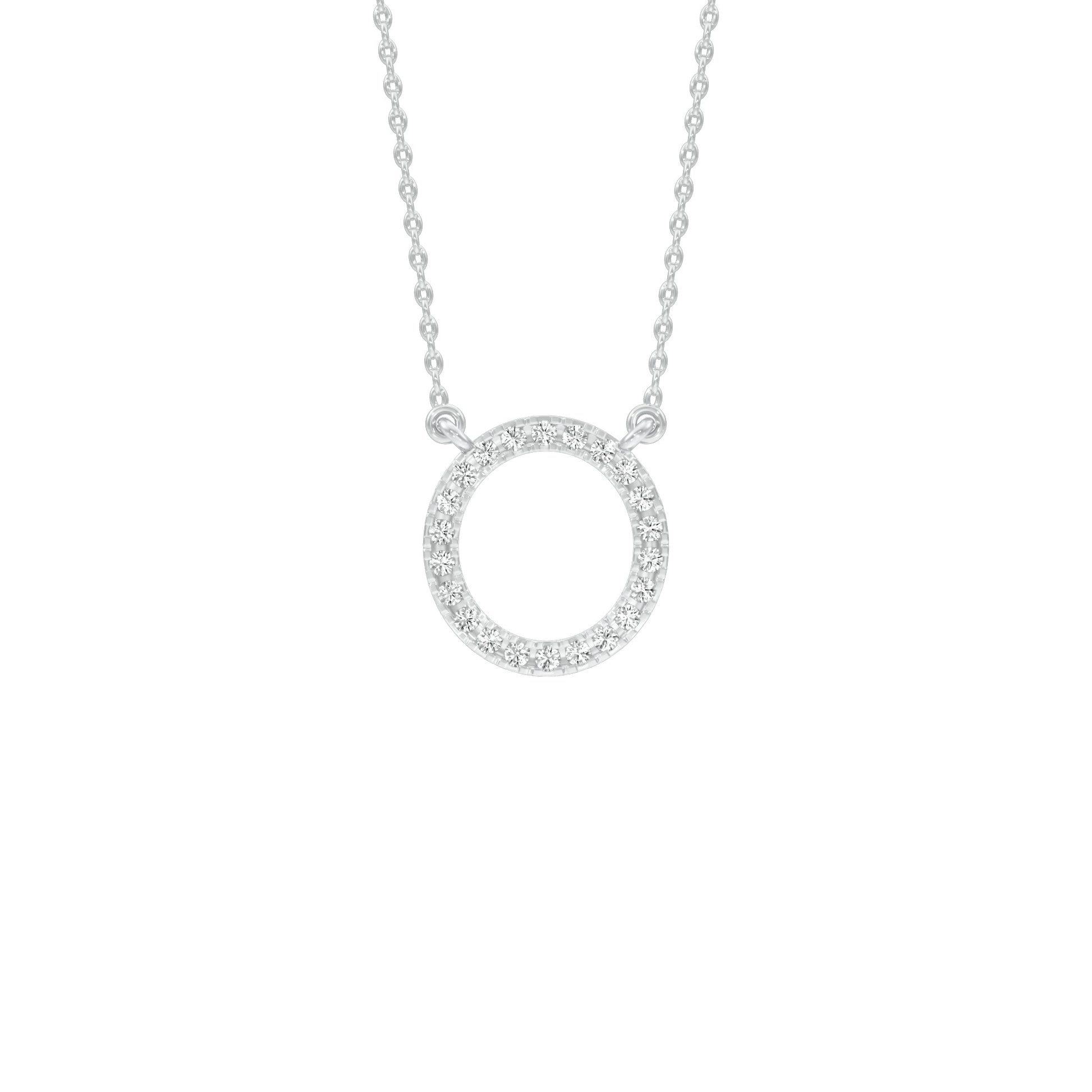 The Connection Diamond Pendant 18 KT / White Gold