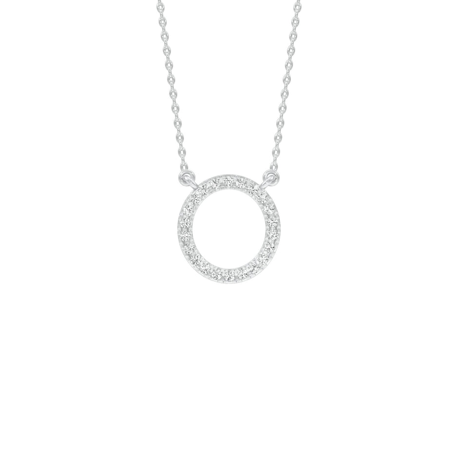 The Connection Diamond Pendant 18 KT / White Gold