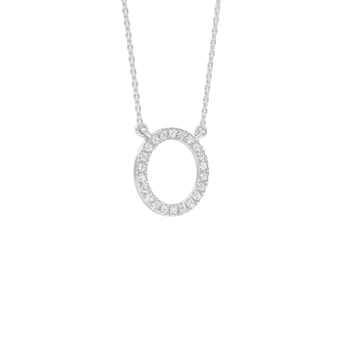 The Connection Diamond Pendant 18 KT / White Gold