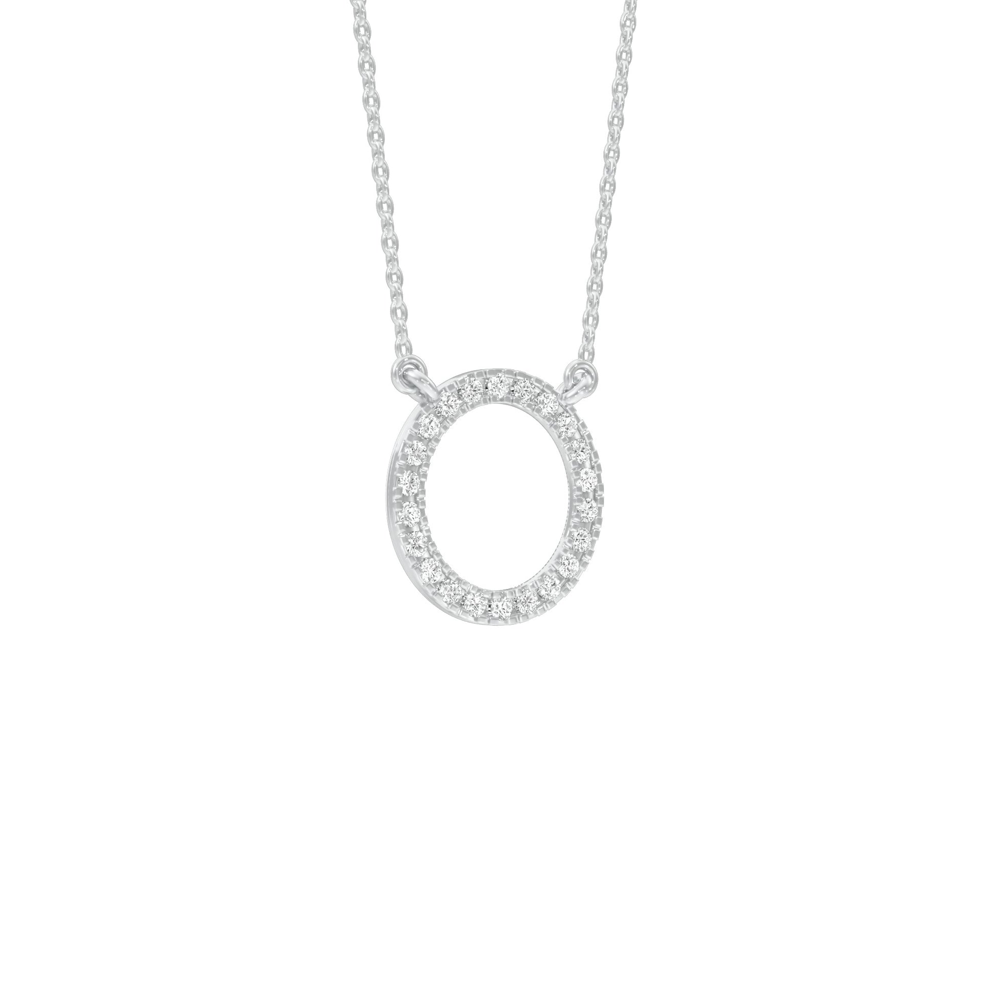 The Connection Diamond Pendant 18 KT / White Gold
