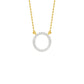 The Connection Diamond Pendant 18 KT / Yellow Gold