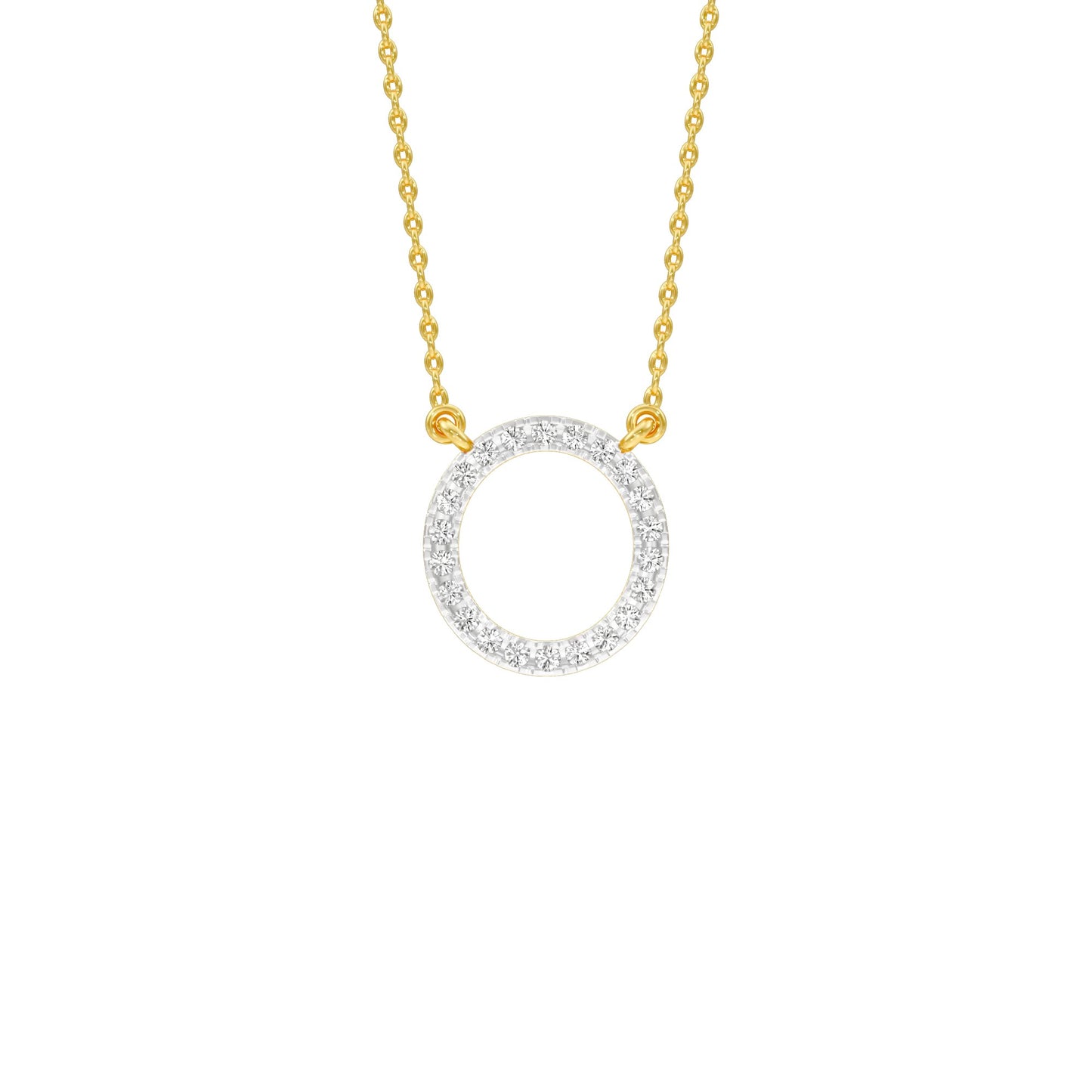 The Connection Diamond Pendant 18 KT / Yellow Gold