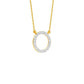 The Connection Diamond Pendant 18 KT / Yellow Gold