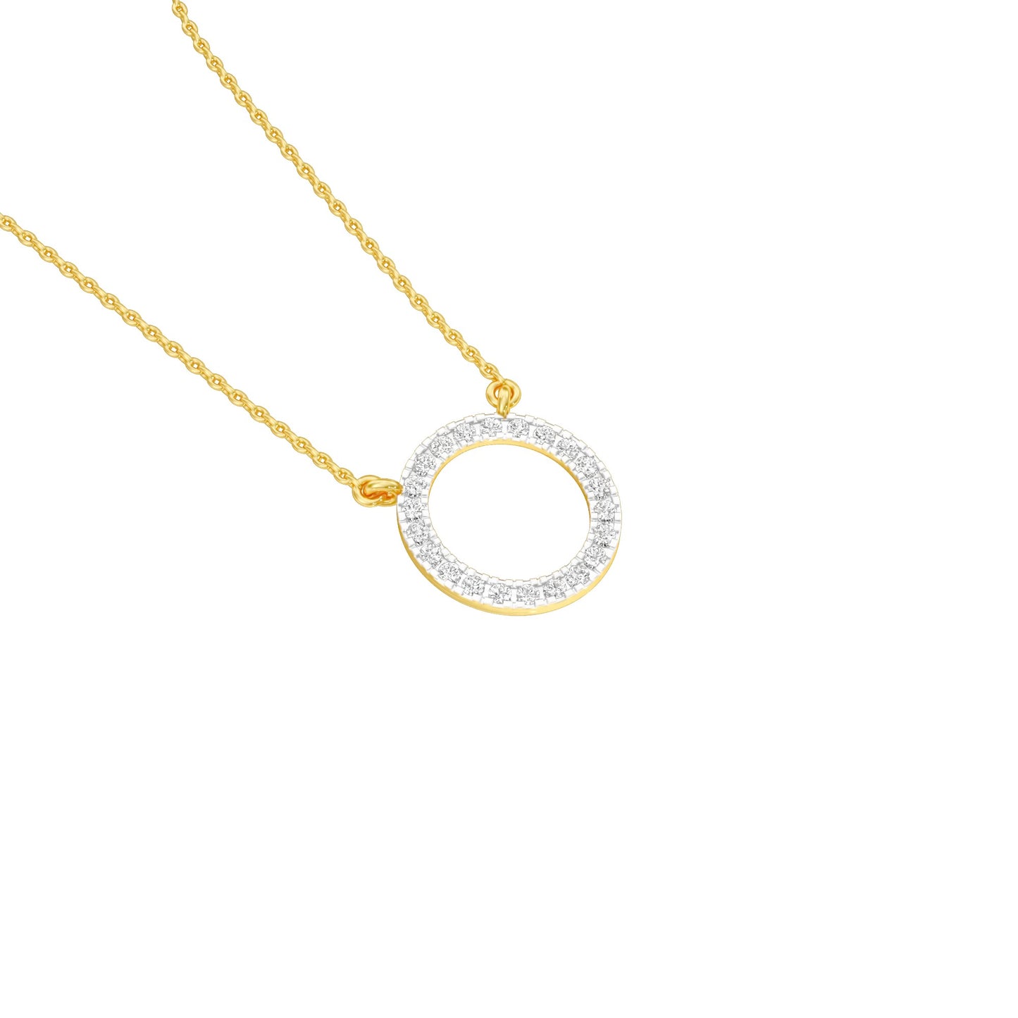 The Connection Diamond Pendant 18 KT / Yellow Gold