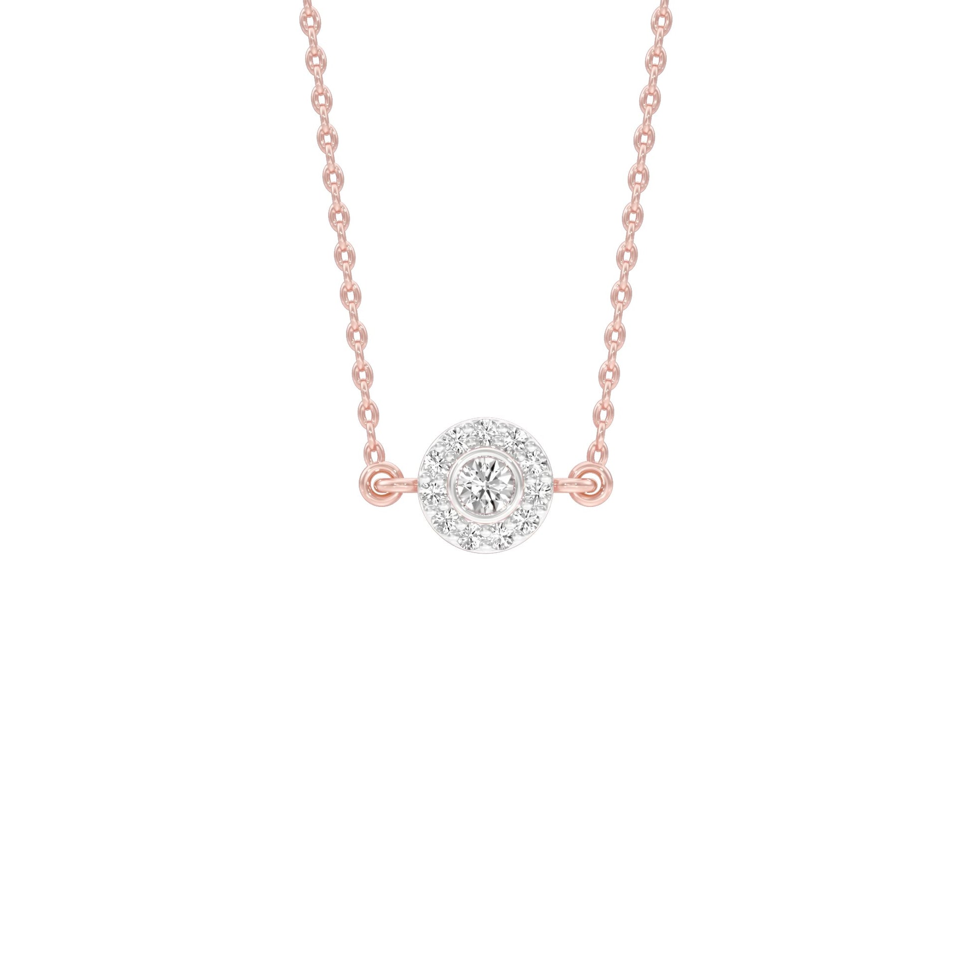 Nova Blink Diamond Pendant 18 KT / Rose Gold