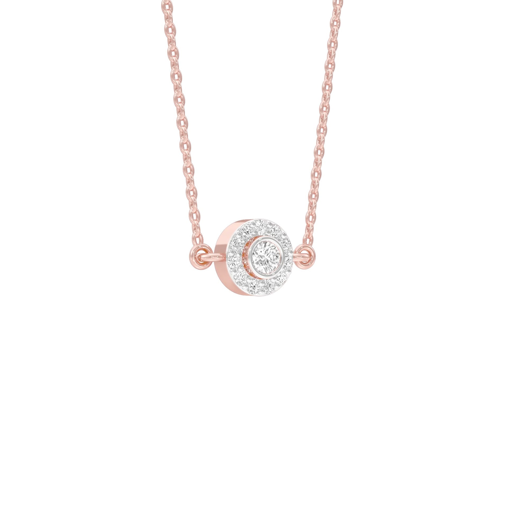 Nova Blink Diamond Pendant 18 KT / Rose Gold