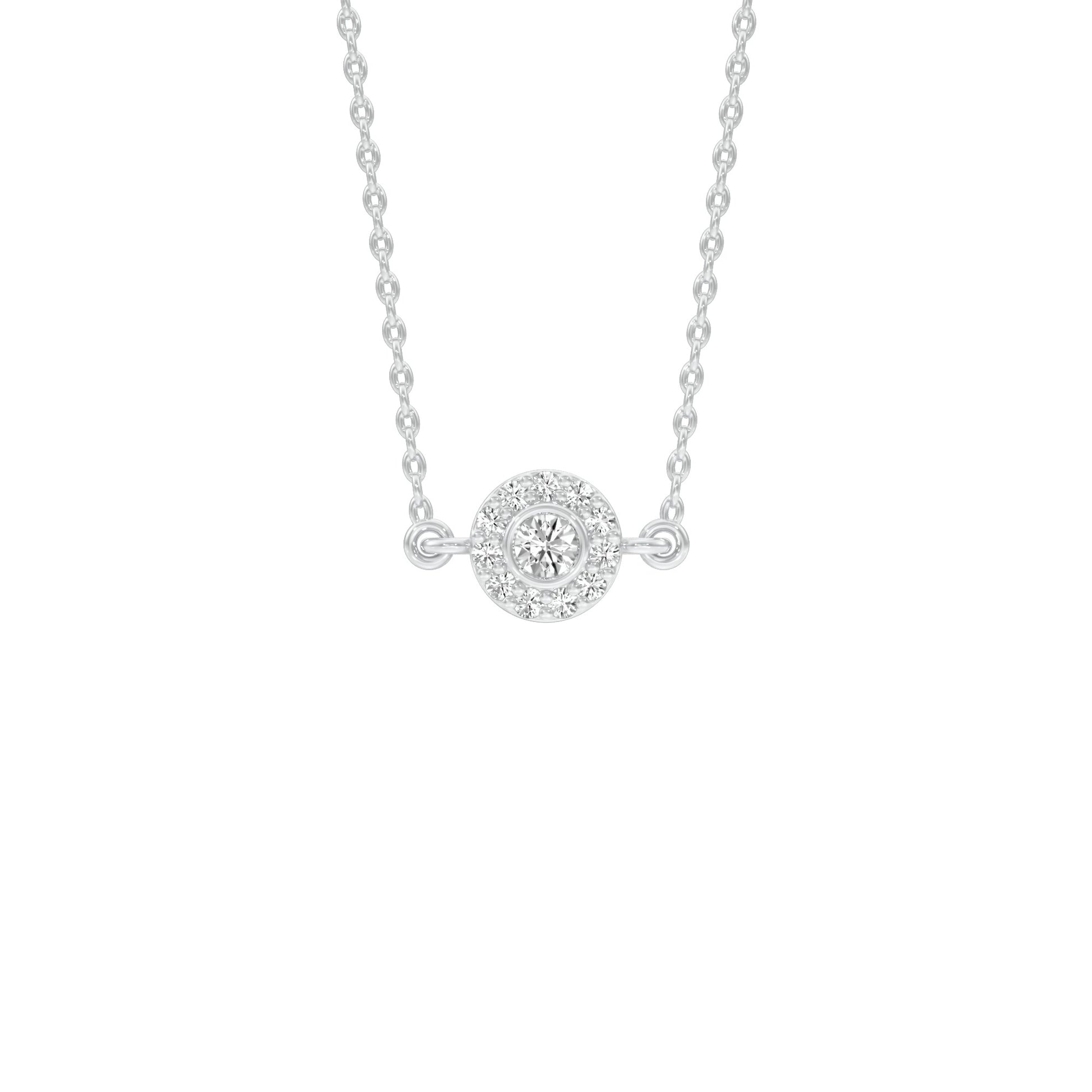 Nova Blink Diamond Pendant 18 KT / White Gold