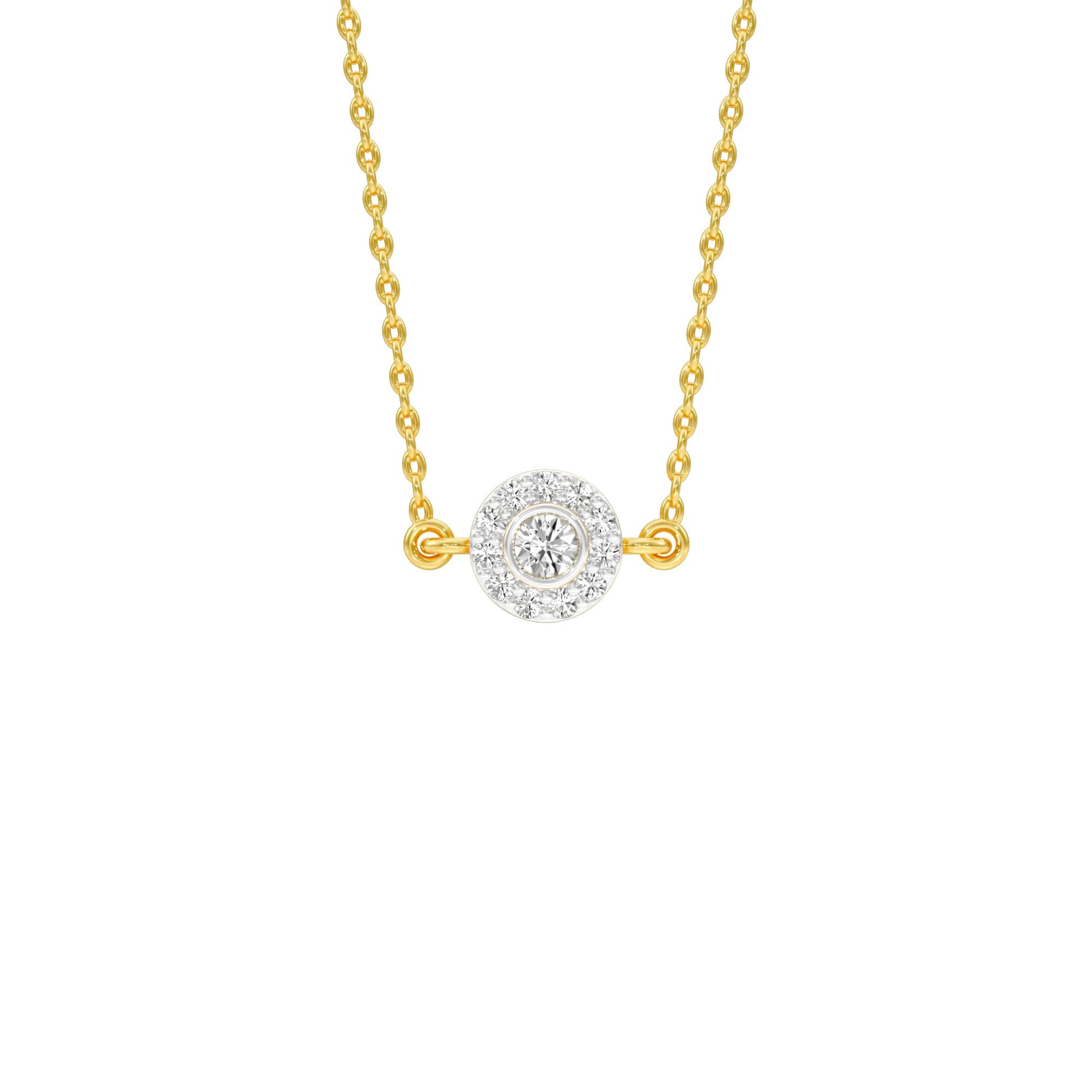 Nova Blink Diamond Pendant 18 KT / Yellow Gold