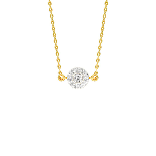 Nova Blink Diamond Pendant 18 KT / Yellow Gold