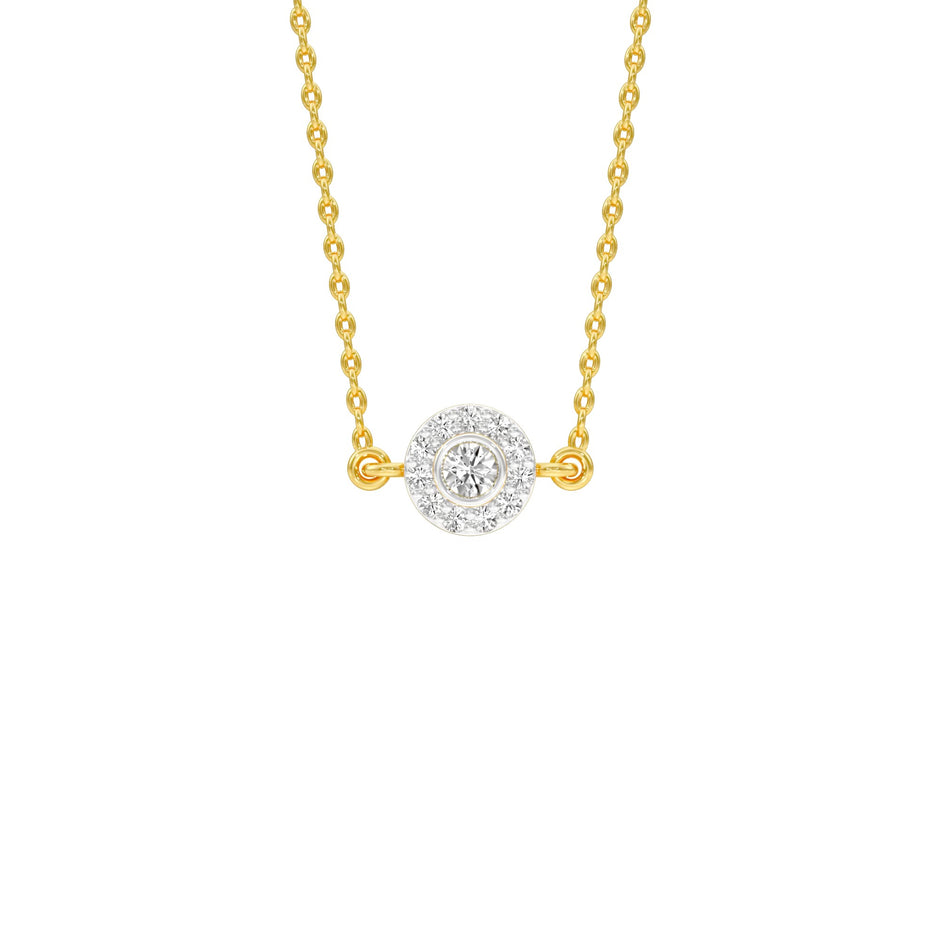 Nova Blink Diamond Pendant 18 KT / Yellow Gold