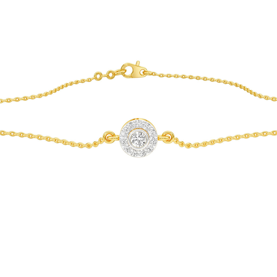 Nova Blink Diamond Pendant 18 KT / Yellow Gold