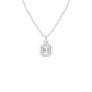 Fourfold Glow Halo Diamond Pendant