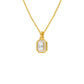 Fourfold Glow Halo Diamond Pendant