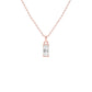 Emerald Drop Diamond Pendant