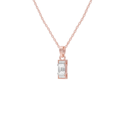 Emerald Drop Diamond Pendant