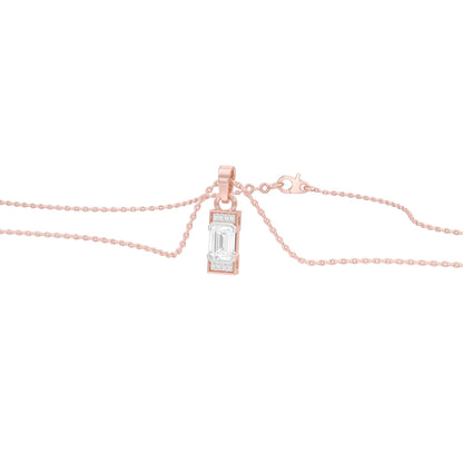 Emerald Drop Diamond Pendant